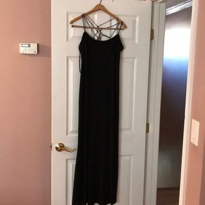 Long  black dress